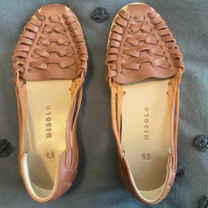 NISOLO Huarache Leather Flat SIZE 6.5